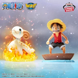 One Piece World Collectable Figure Volume 18 Going Merry & Monkey D. Luffy
